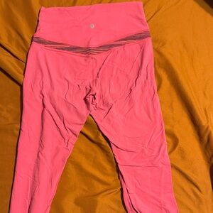 Lululemon Athletica Pink Leggings